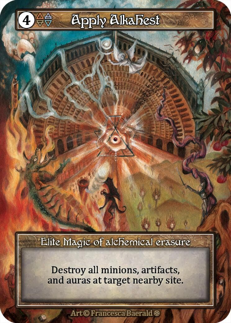 Apply Alkahest (Foil) — Gothic card