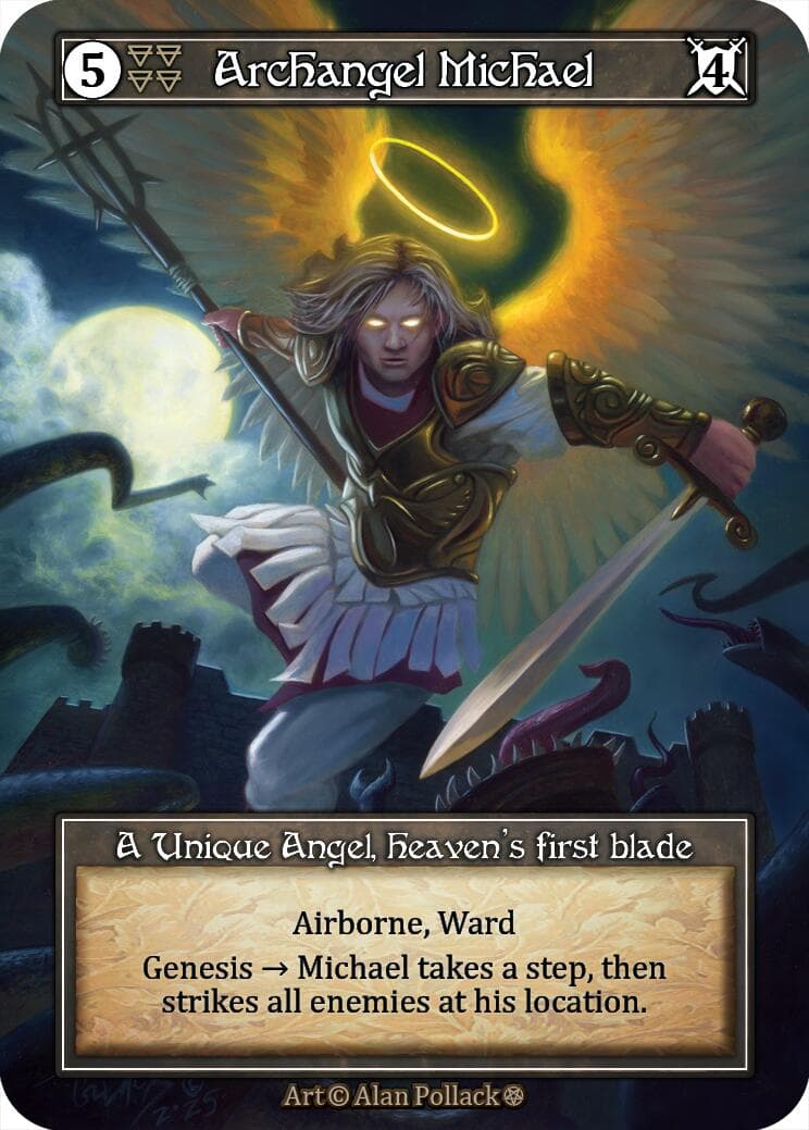Archangel Michael (Foil) — Gothic card