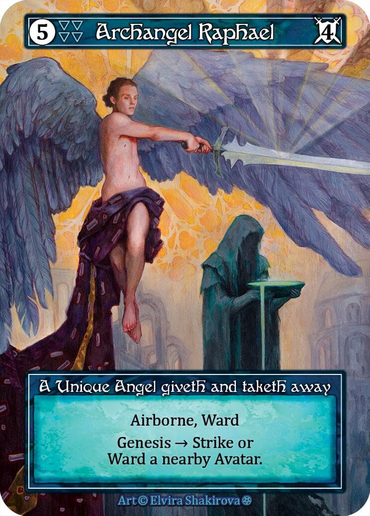 Archangel Raphael (Foil) — Gothic card