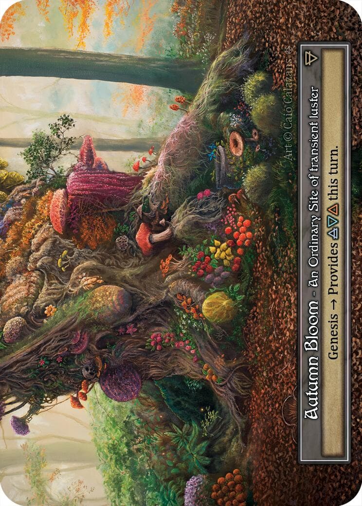 Autumn Bloom (Foil) — Gothic card