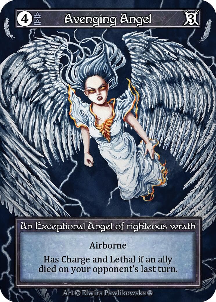 Avenging Angel (Foil) — Gothic card