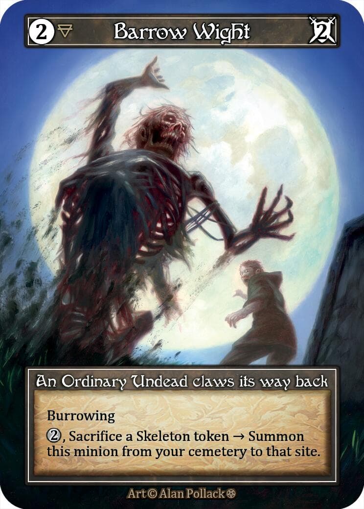 Barrow Wight (Foil) — Gothic card