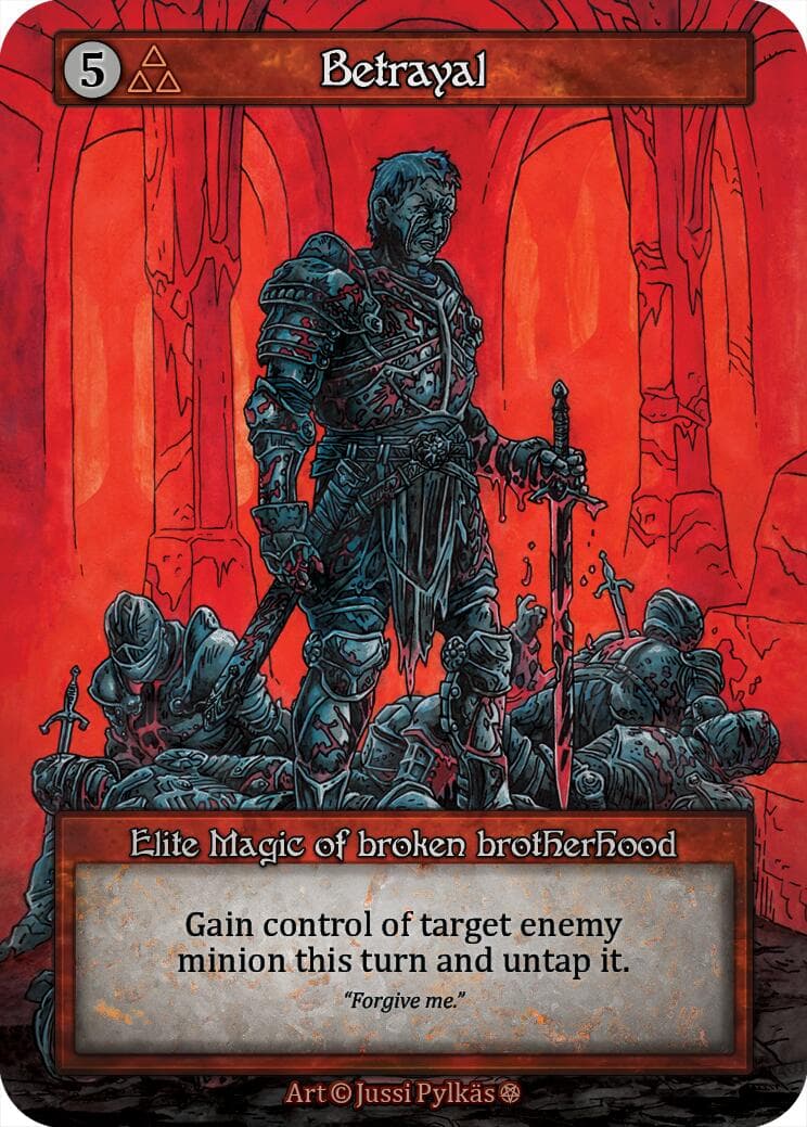 Betrayal — Gothic card
