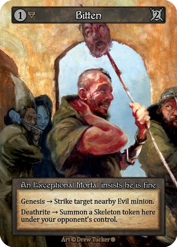 Bitten — Gothic card