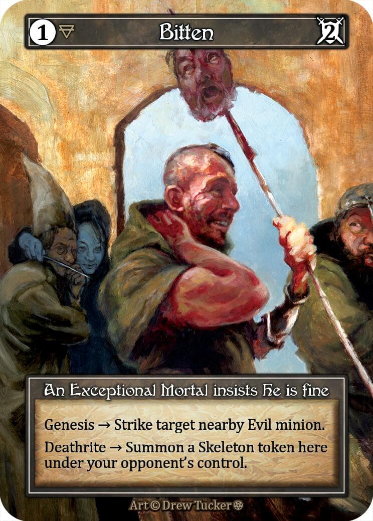 Bitten (Foil) — Gothic card