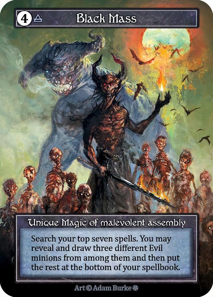 Black Mass (Foil) — Gothic card