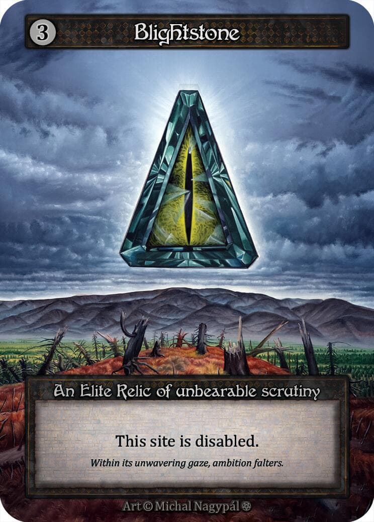 Blightstone — Gothic card