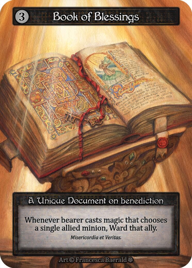 Book of Blessings — Gothic card