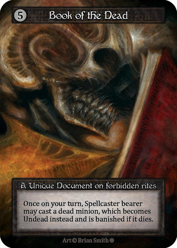 Book of the Dead — Gothic card