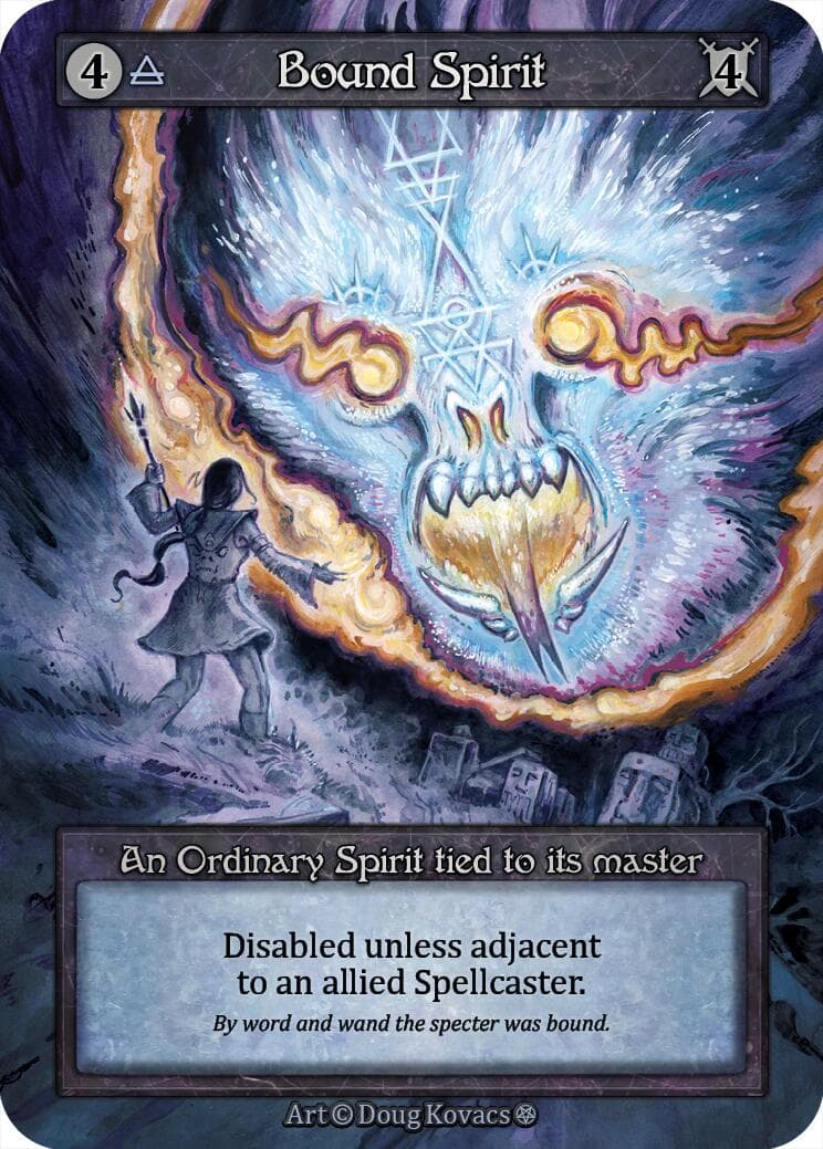 Bound Spirit — Gothic card