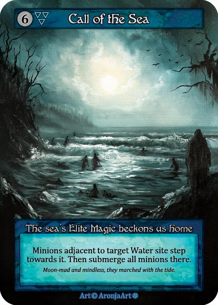 Call of the Sea — Gothic card