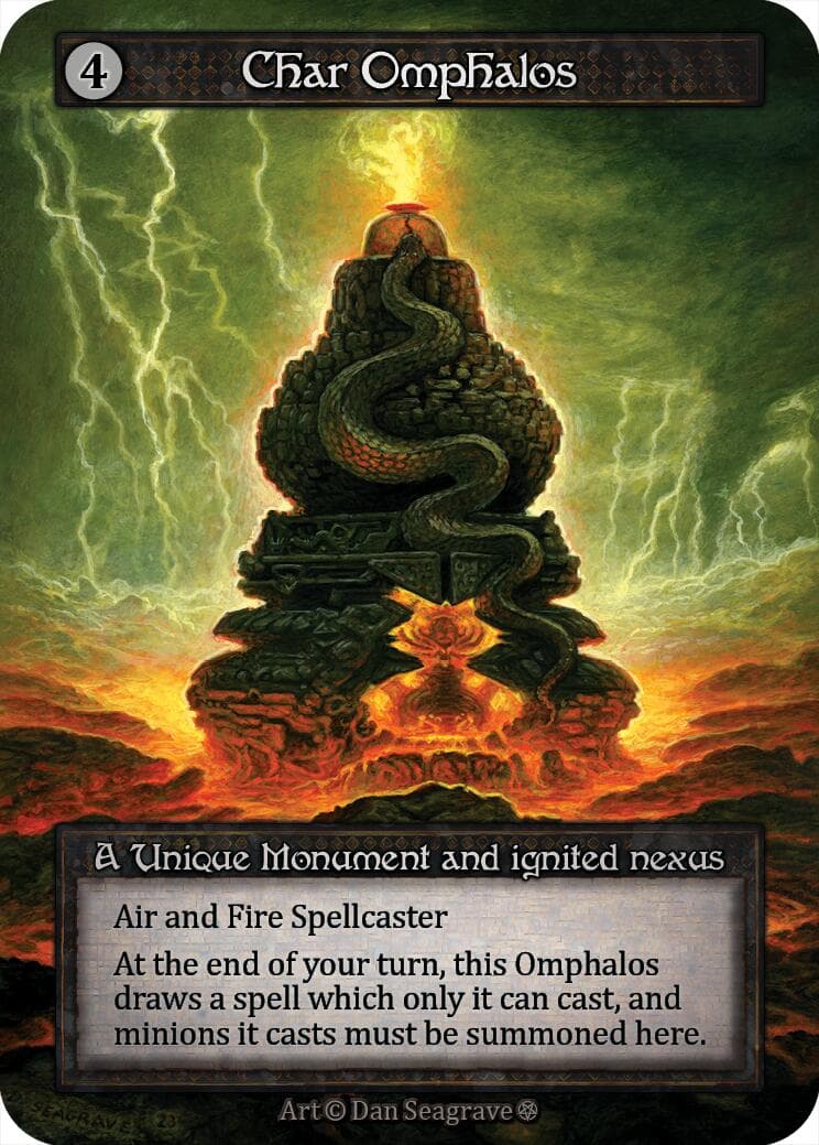 Char Omphalos — Gothic card