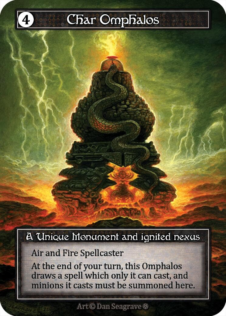 Char Omphalos (Foil) — Gothic card