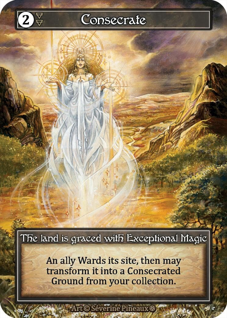 Consecrate (Foil) — Gothic card