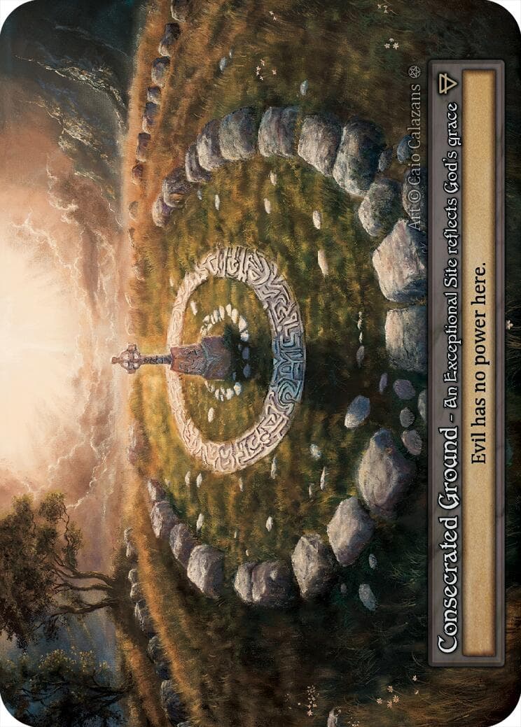 Consecrated Ground — Gothic card