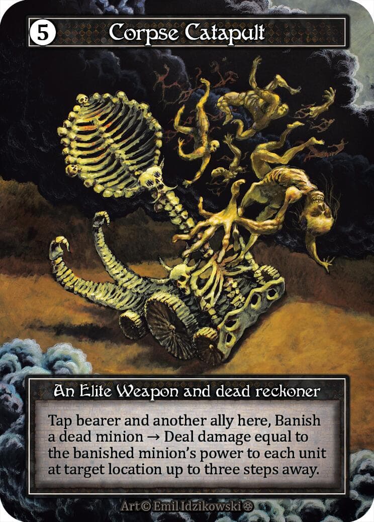 Corpse Catapult (Foil) — Gothic card