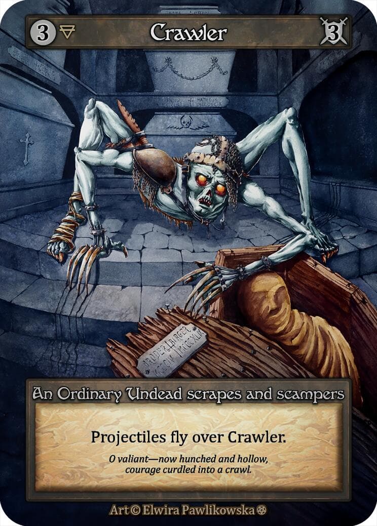 Crawler — Gothic card