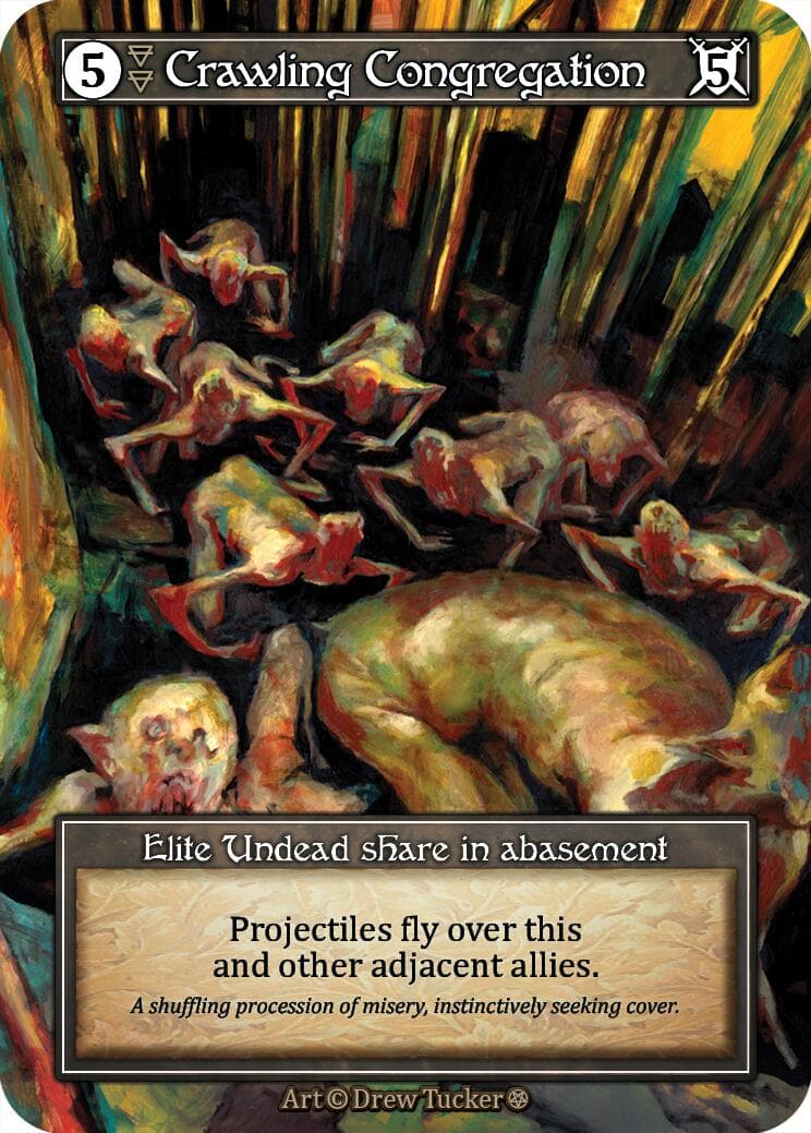 Crawling Congregation (Foil) — Gothic card