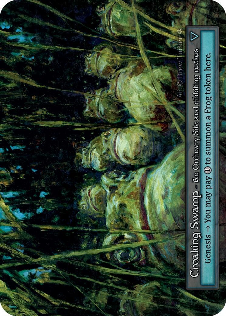 Croaking Swamp — Gothic card