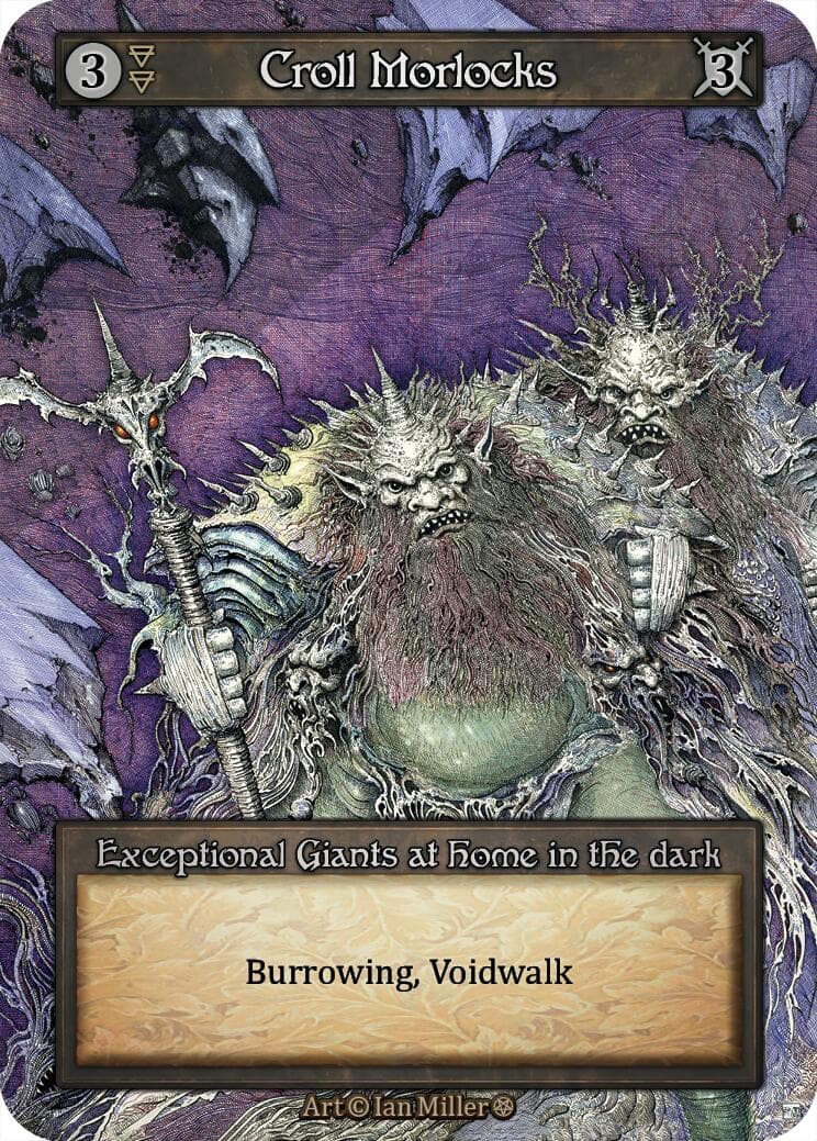 Croll Morlocks — Gothic card