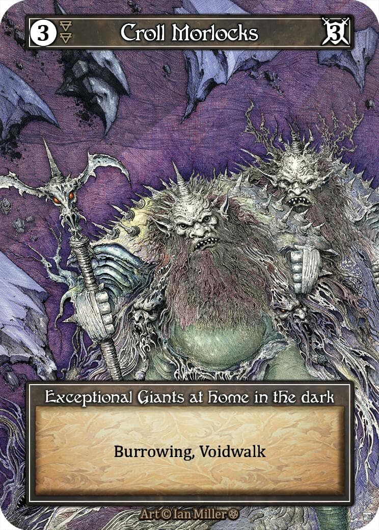 Croll Morlocks (Foil) — Gothic card