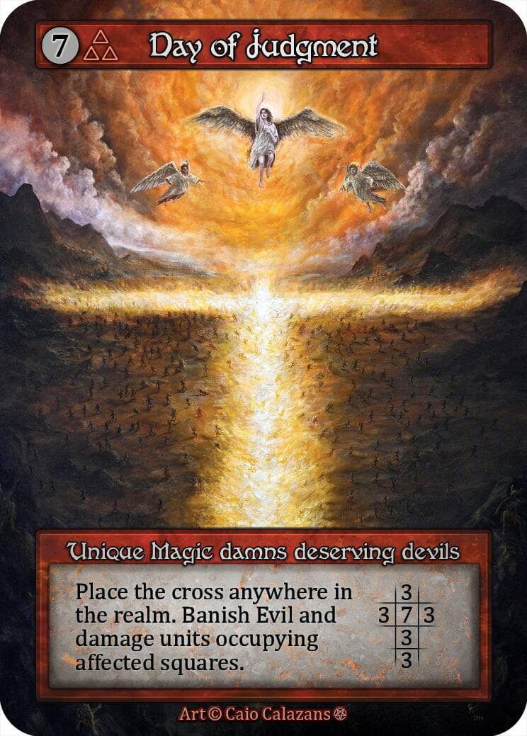 Day of Judgment — Gothic card