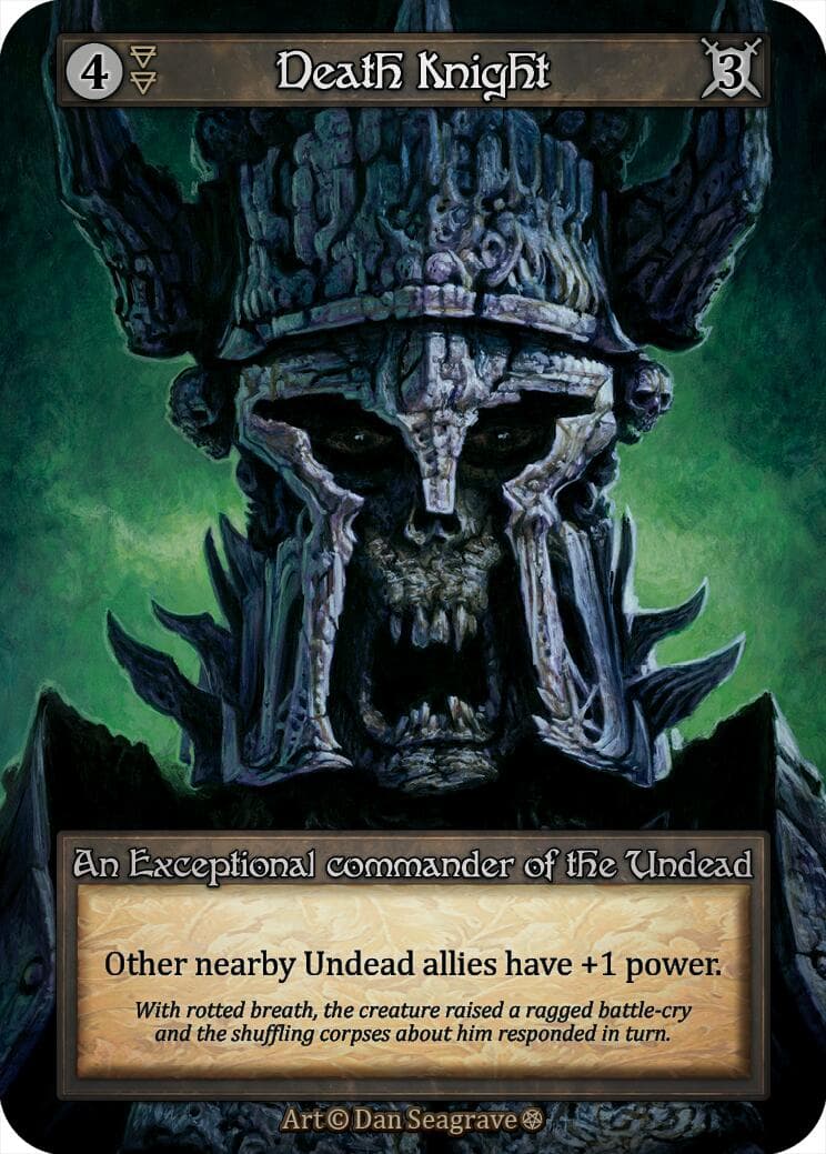 Death Knight — Gothic card