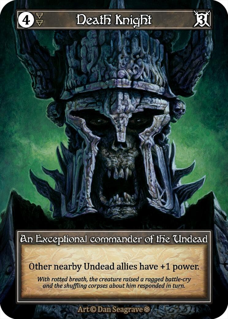 Death Knight (Foil) — Gothic card