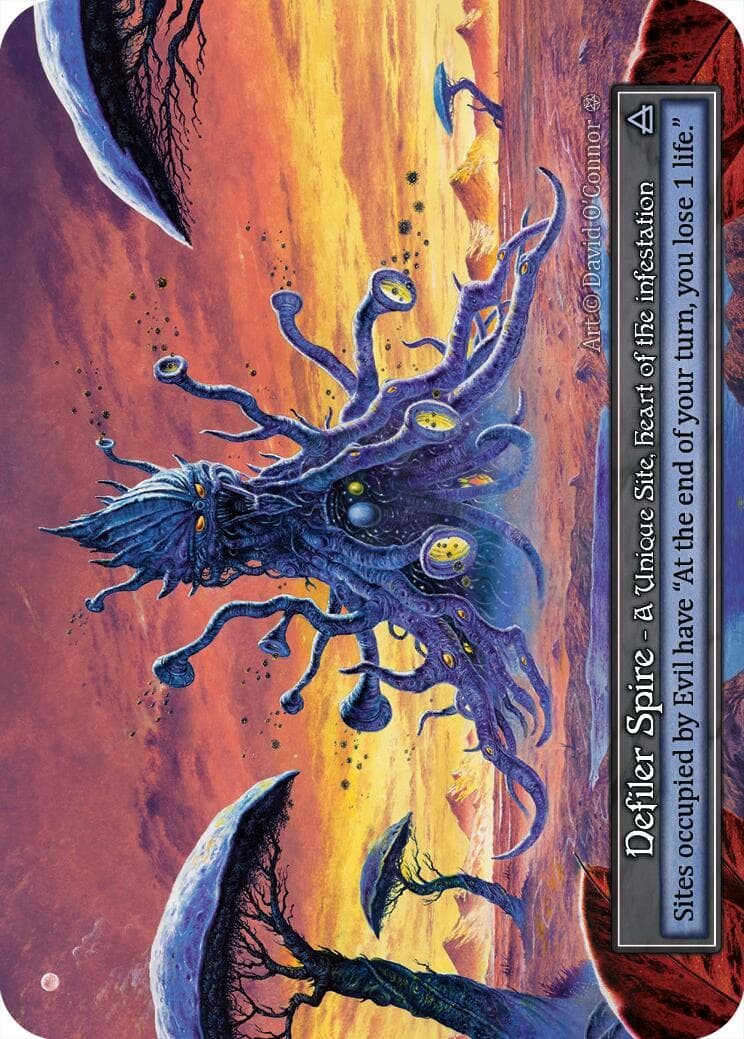 Defiler Spire (Foil) — Gothic card