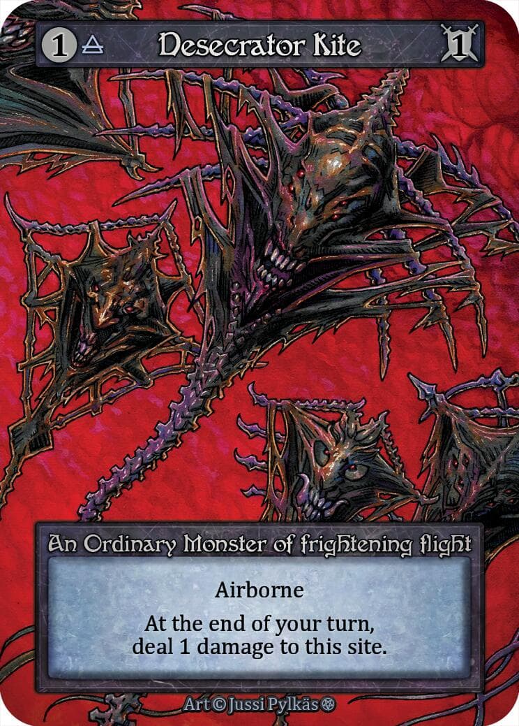 Desecrator Kite — Gothic card