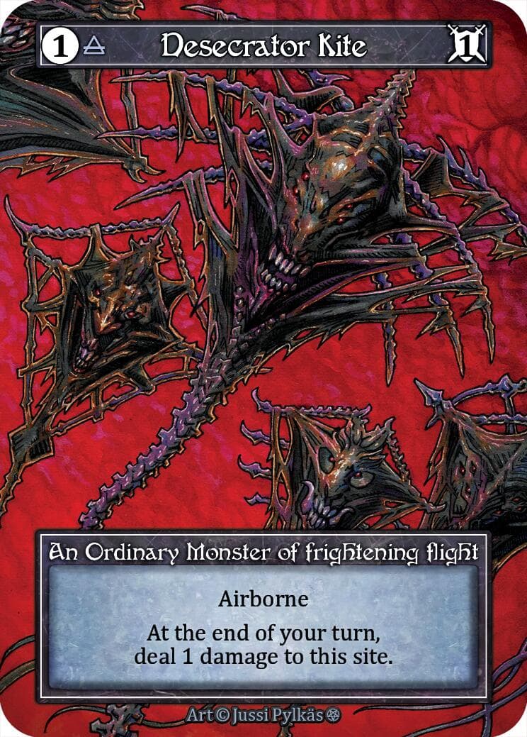 Desecrator Kite (Foil) — Gothic card