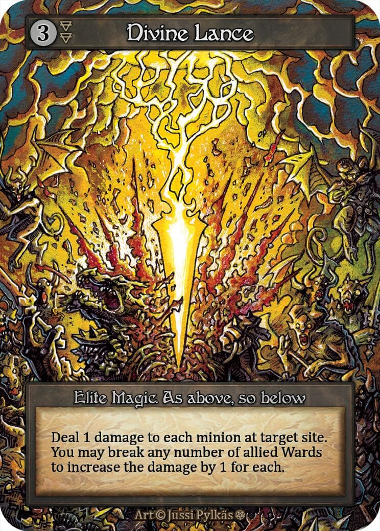 Divine Lance — Gothic card