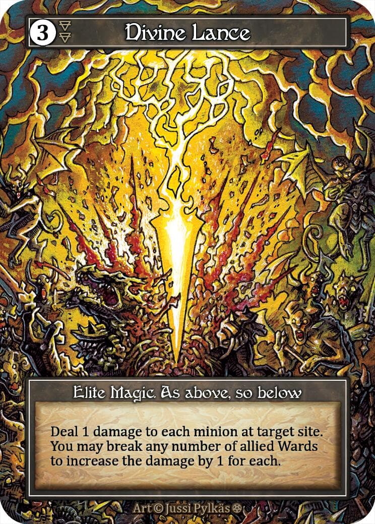 Divine Lance (Foil) — Gothic card