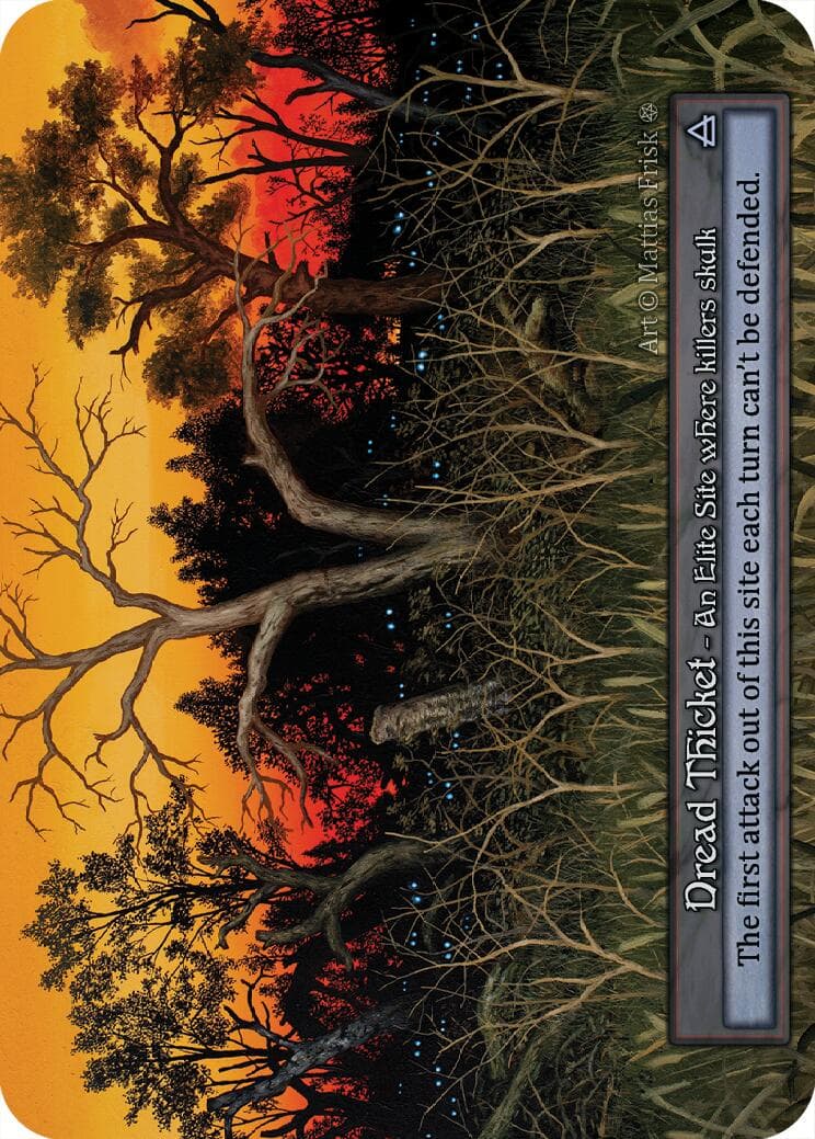 Dread Thicket — Gothic card