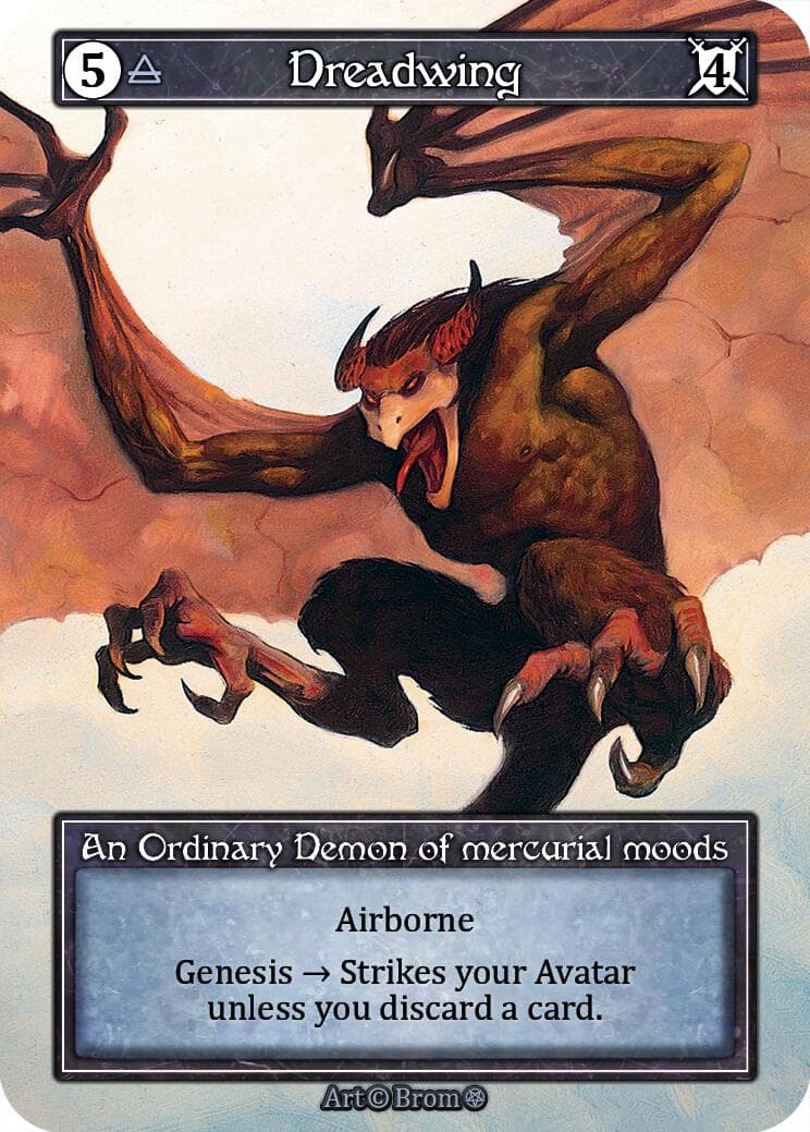 Dreadwing (Foil) — Gothic card