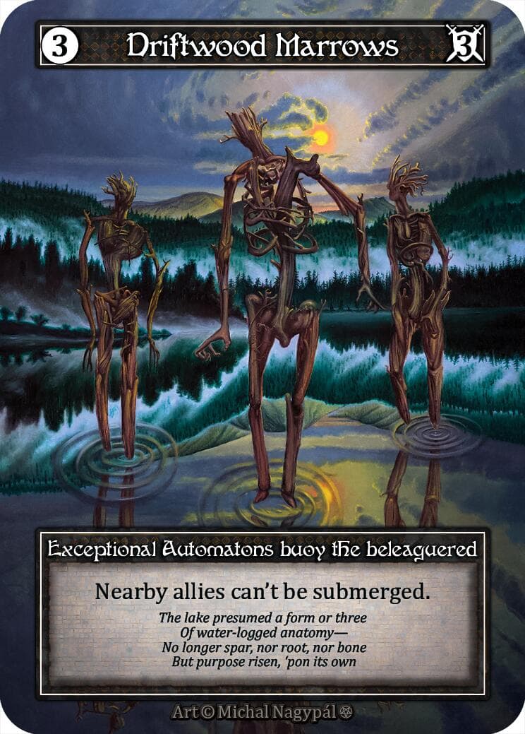Driftwood Marrows (Foil) — Gothic card