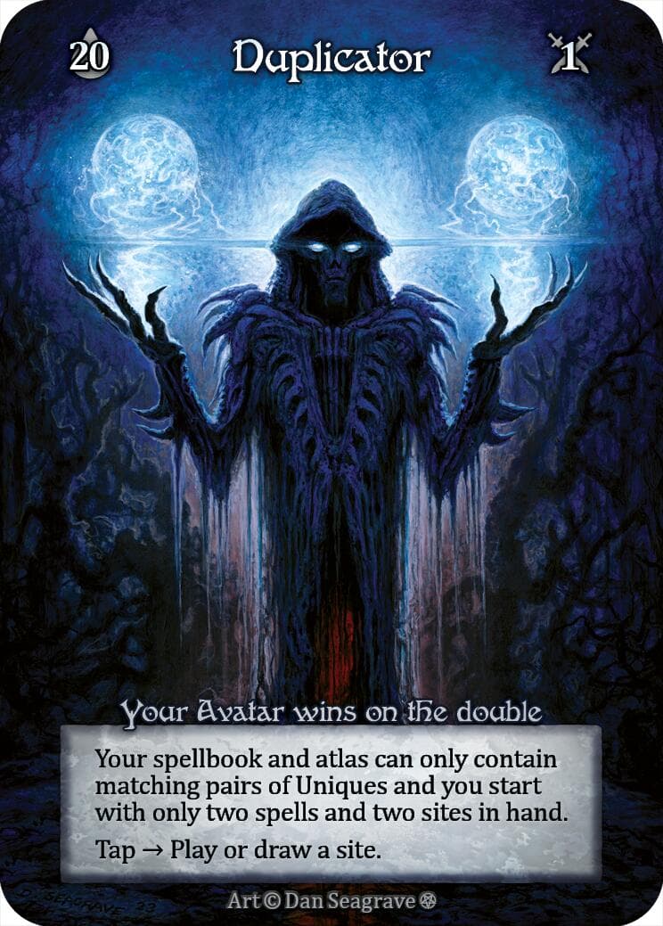 Duplicator — Gothic card