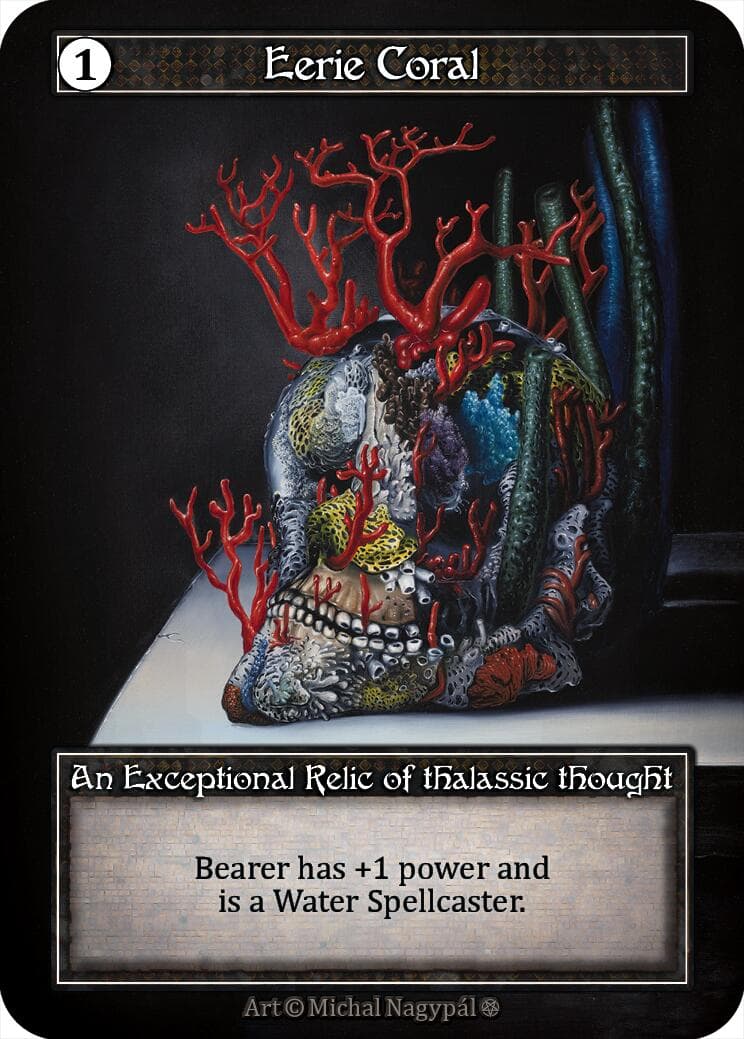 Eerie Coral (Foil) — Gothic card