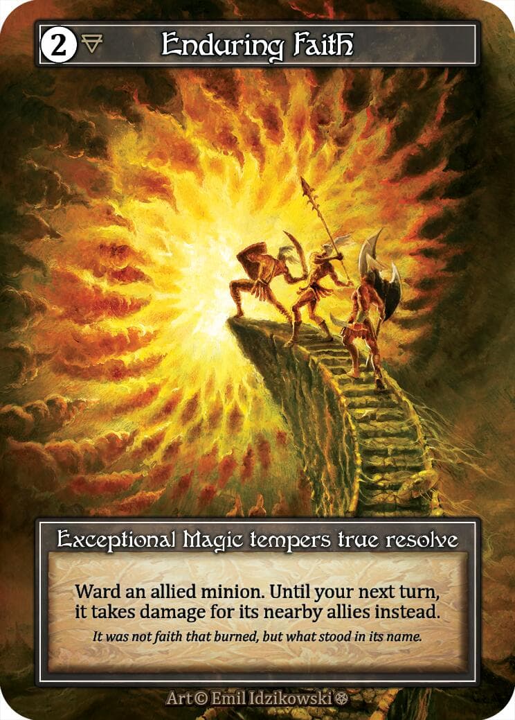 Enduring Faith (Foil) — Gothic card