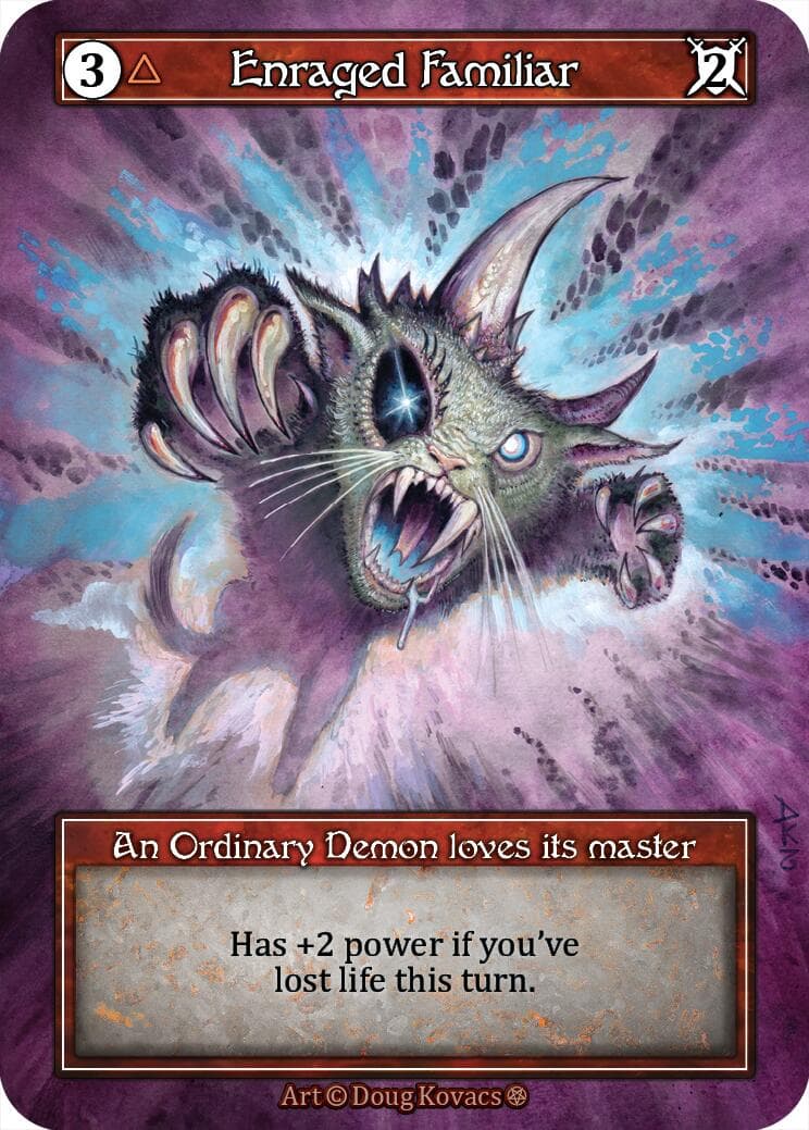 Enraged Familiar (Foil) — Gothic card