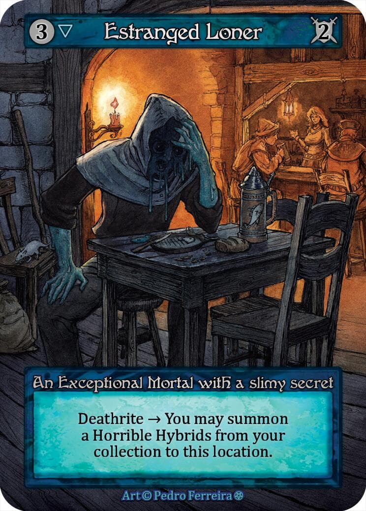 Estranged Loner — Gothic card