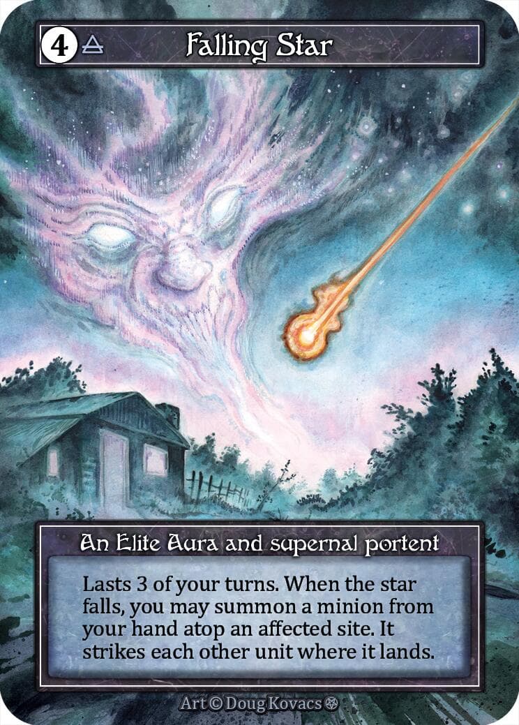 Falling Star (Foil) — Gothic card