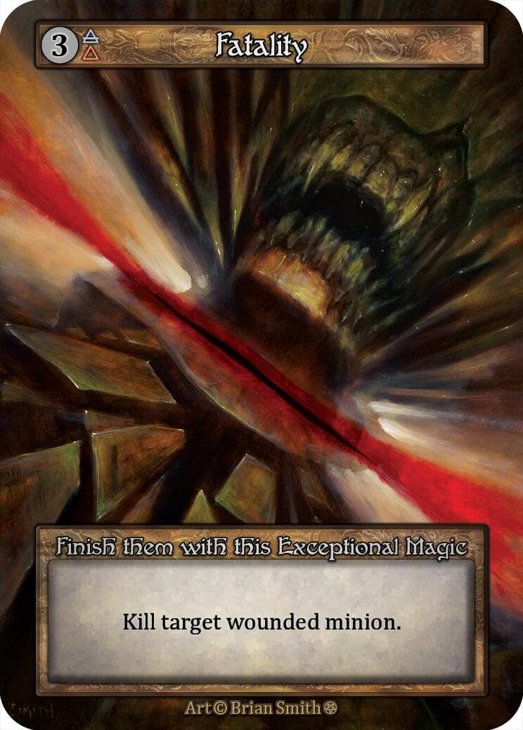Fatality — Gothic card