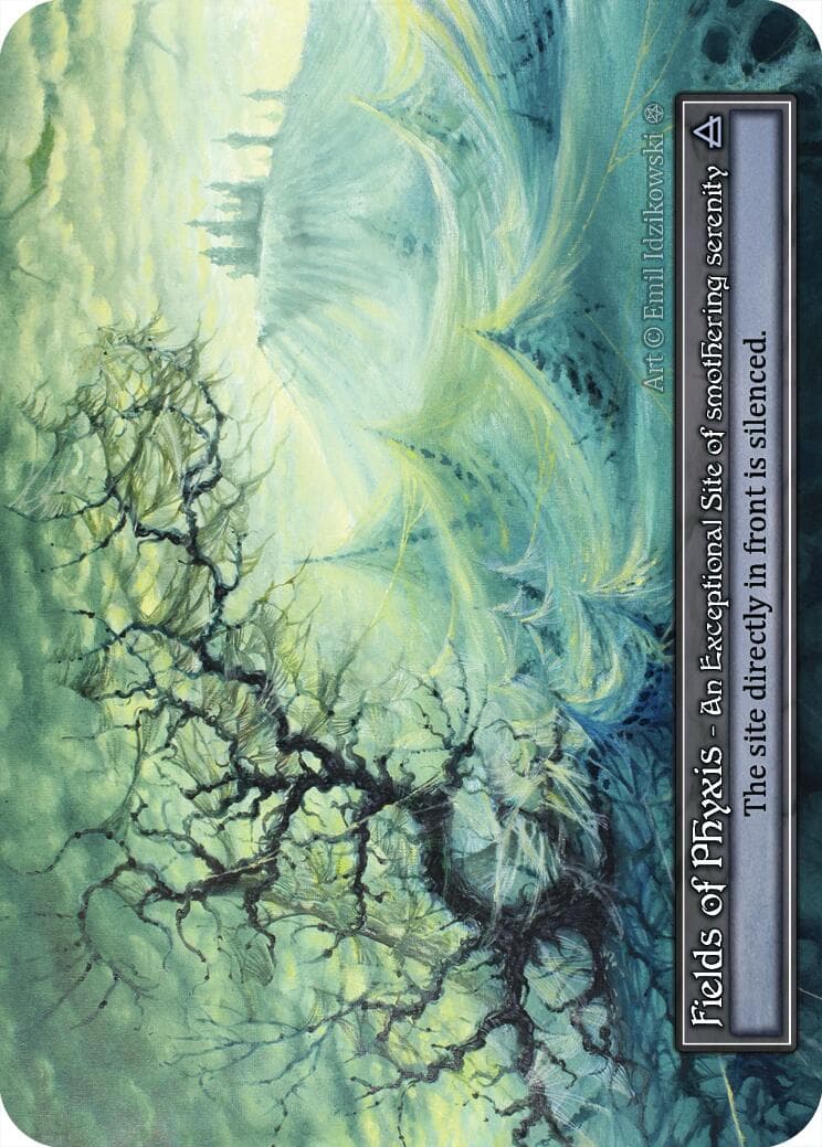 Fields of Phyxis (Foil) — Gothic card