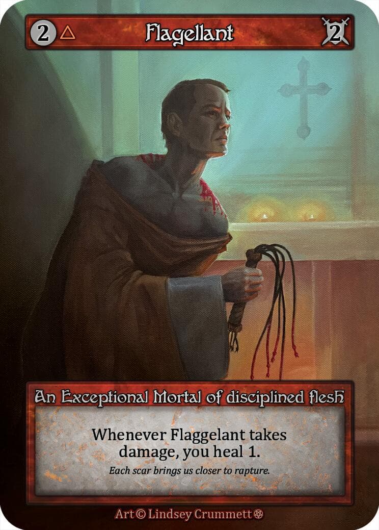 Flagellant — Gothic card