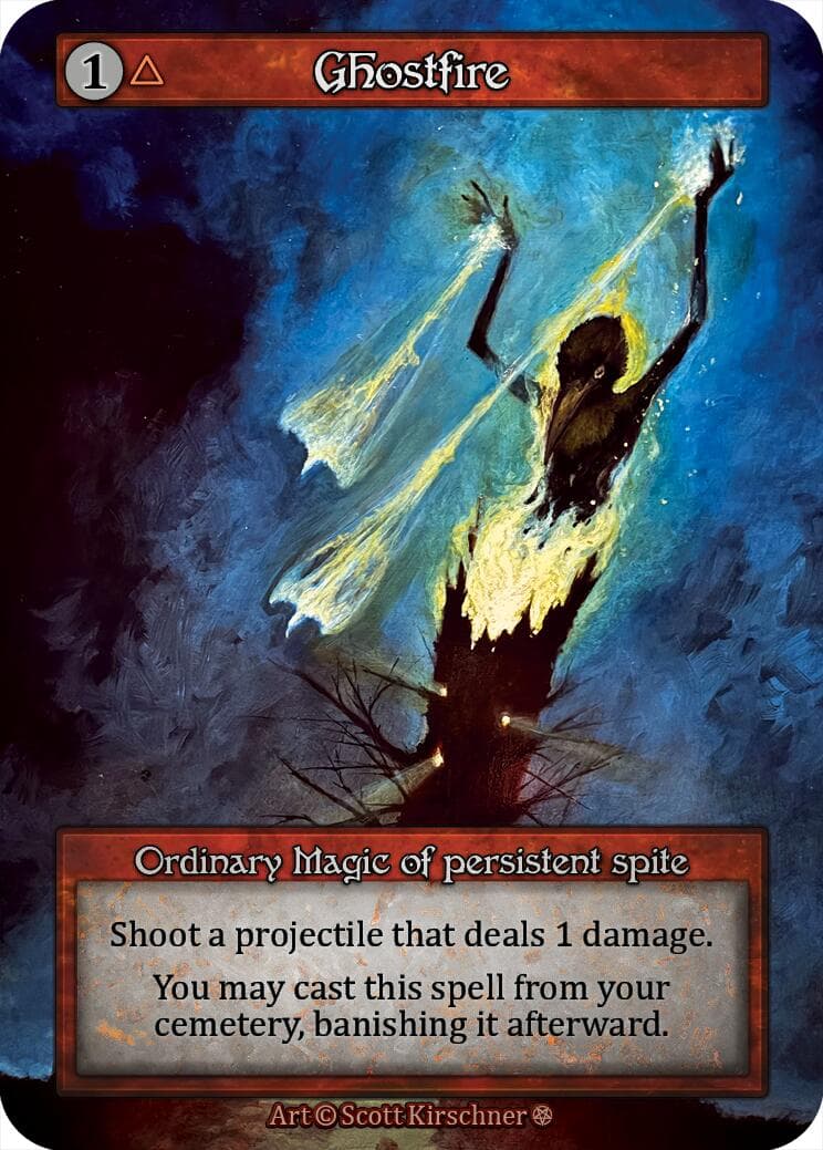 Ghostfire — Gothic card