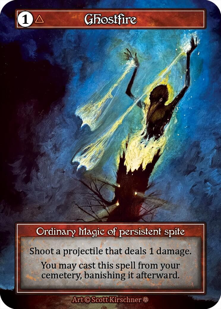 Ghostfire (Foil) — Gothic card