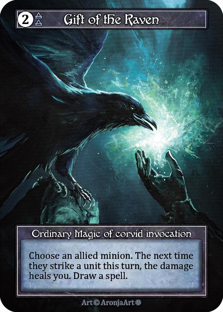 Gift of the Raven (Foil) — Gothic card