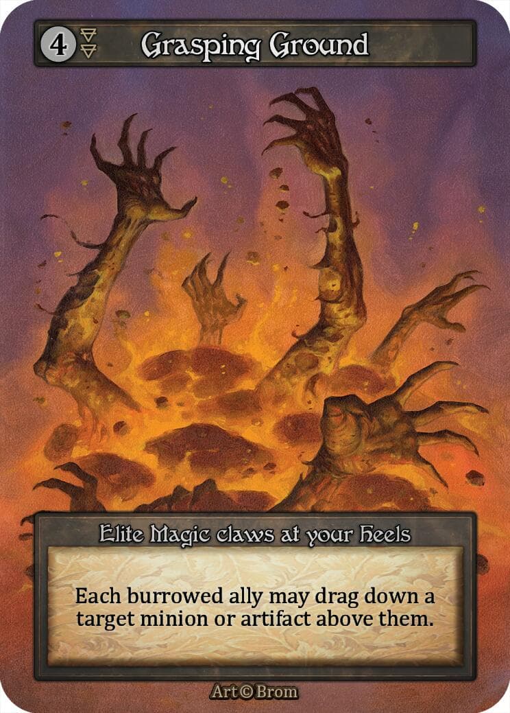 Grasping Ground — Gothic card