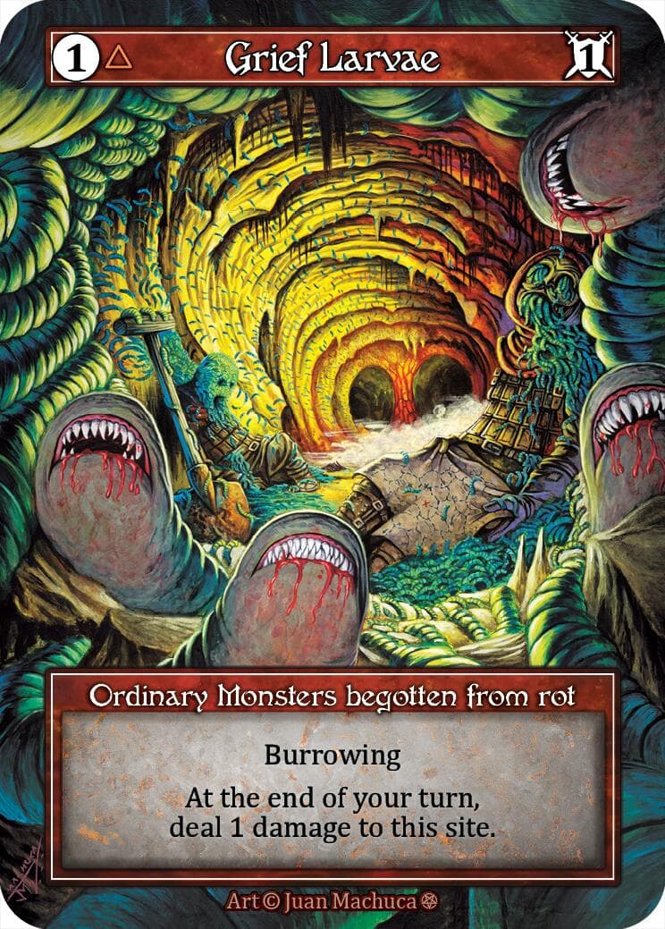 Grief Larvae (Foil) — Gothic card